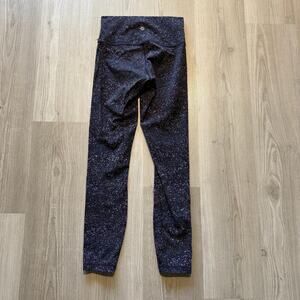 Women's Lululemon Wunder Under Purple Speckled Galaxy Tight Yoga Leggings Sz 4